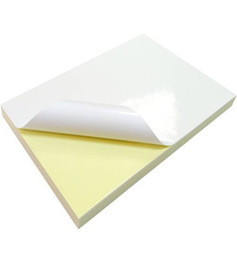 50 feuilles Papier Autocollant matt A3 (42x29,7cm)
